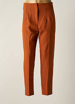 Pantalon droit marron AKOZ DE TOI femme