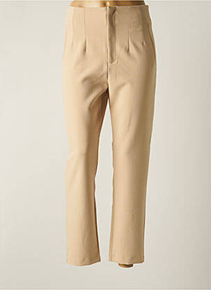 Pantalon droit beige TIFFOSI pour femme