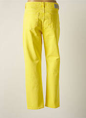 Pantalon droit jaune DESIGUAL pour femme seconde vue