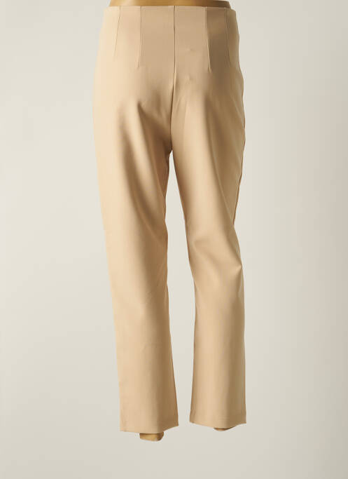 Pantalon droit beige TIFFOSI pour femme
