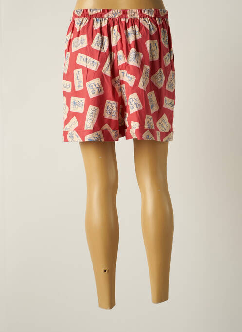 Short rouge COMPAÑIA FANTASTICA pour femme