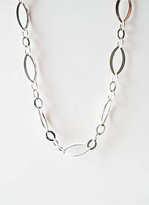 Sautoir ornement breloque / pampille argent SATINE femme