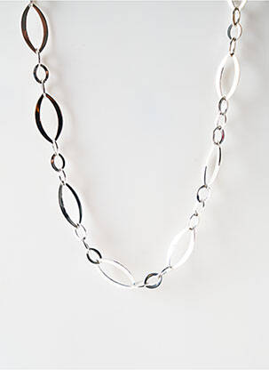 Sautoir ornement breloque / pampille argent SATINE femme