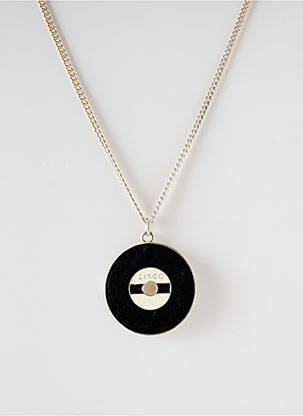 Collier ornement breloque / pampille argent SATINE femme