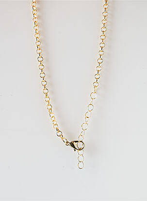 Collier ornement breloque / pampille or SATINE femme