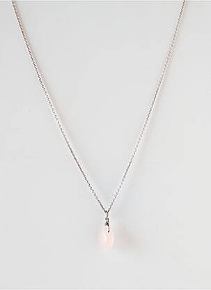 Collier ornement breloque / pampille argent SATINE femme