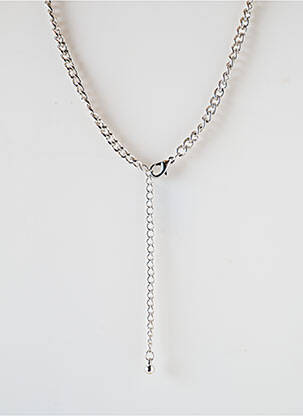 Collier ornement breloque / pampille argent SATINE femme