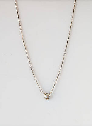 Collier ornement breloque / pampille argent SATINE femme