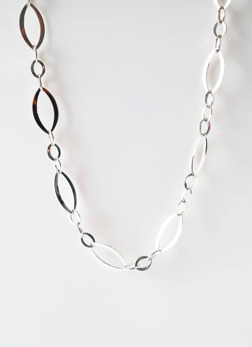 Sautoir ornement breloque / pampille argent SATINE femme