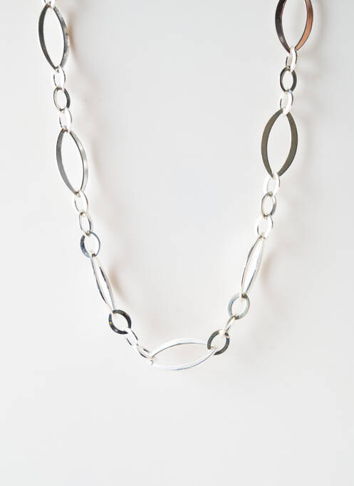 Sautoir argent SATINE pour femme