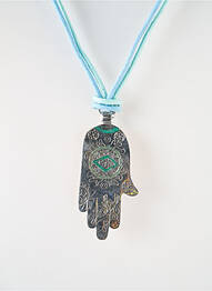 Collier imprimé argent SATINE femme