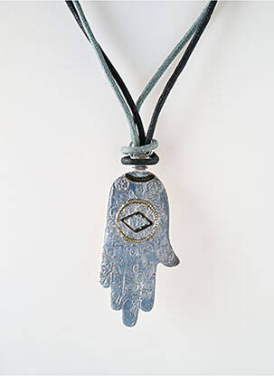 Collier imprimé argent SATINE femme