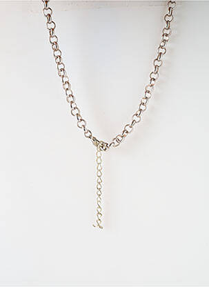 Collier imprimé violet SATINE femme