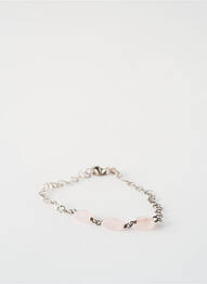 Bracelet fermeture fermoir mousqueton argent SATINE femme