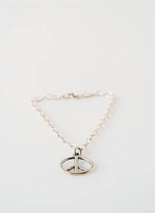 Bracelet ornement breloque / pampille argent SATINE femme