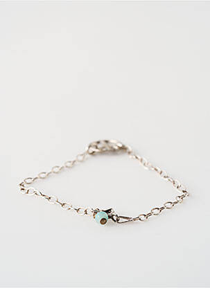 Bracelet ornement breloque / pampille argent SATINE femme