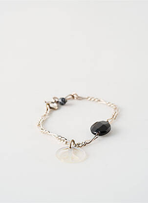 Bracelet ornement breloque / pampille argent SATINE femme