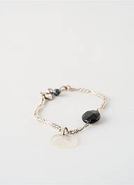 Bracelet ornement breloque / pampille argent SATINE femme