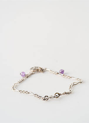 Bracelet ornement breloque / pampille argent SATINE femme