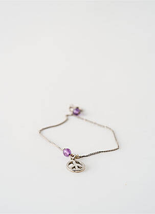 Bracelet ornement breloque / pampille argent SATINE femme