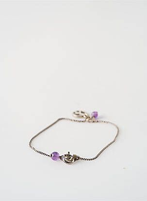 Bracelet ornement breloque / pampille argent SATINE femme