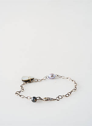 Bracelet ornement breloque / pampille argent SATINE femme