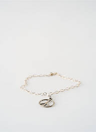 Bracelet ornement breloque / pampille argent SATINE femme