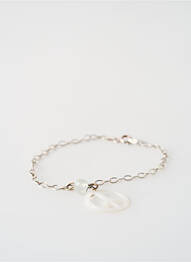 Bracelet ornement breloque / pampille argent SATINE femme