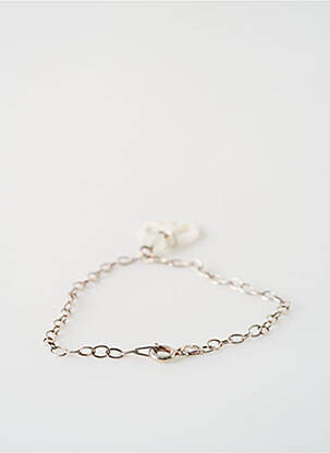 Bracelet ornement breloque / pampille argent SATINE femme