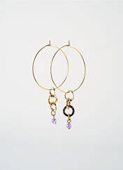 Boucles d’oreilles or SATINE pour femme seconde vue