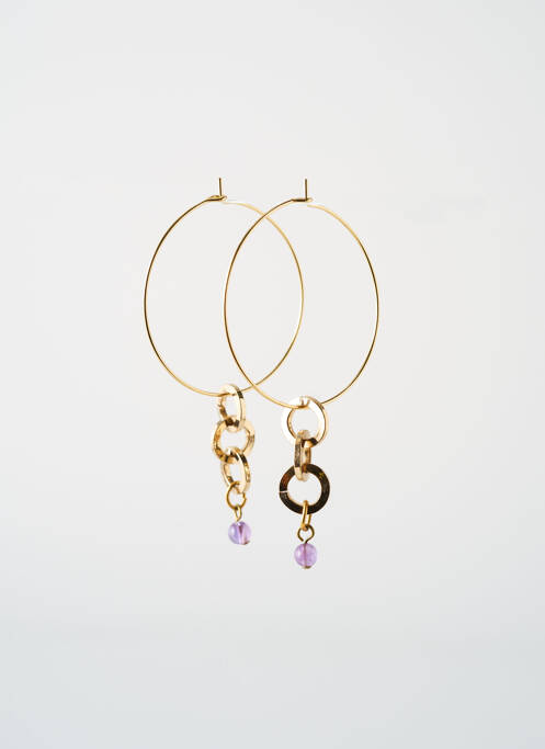 Boucles d’oreilles or SATINE pour femme