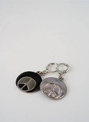 Boucles d’oreilles imprimé noir SATINE femme
