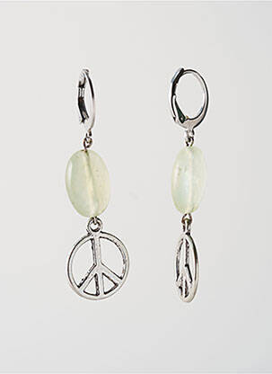 Boucles d’oreilles fermeture fermoir clips argent SATINE femme