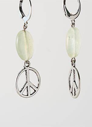 Boucles d’oreilles fermeture fermoir clips argent SATINE femme