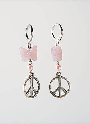Boucles d’oreilles ornement perles argent SATINE femme