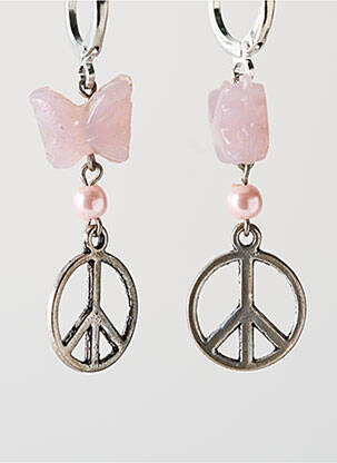 Boucles d’oreilles ornement perles argent SATINE femme