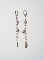 Boucles d’oreilles argent SATINE pour femme seconde vue