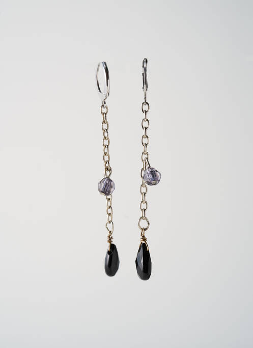 Boucles d’oreilles argent SATINE pour femme