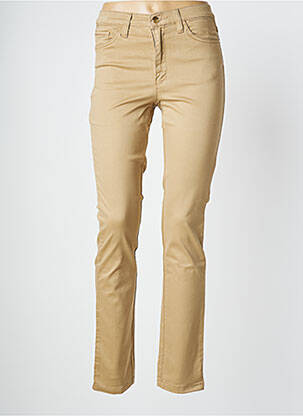 Pantalon slim stretch taille normale beige WALTRON femme