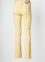 Pantalon slim jaune WALTRON pour femme seconde vue