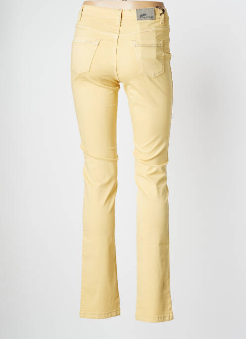 Pantalon slim stretch taille normale jaune WALTRON femme