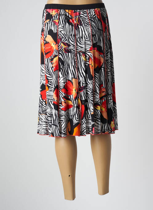 Jupe mi-longue noir GUY DUBOUIS pour femme