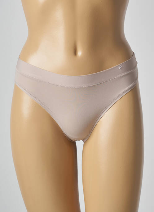 Tanga beige ATHENA pour femme