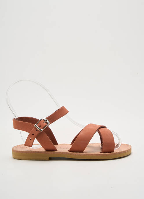 Sandales/Nu pieds marron THÉLUTO pour fille