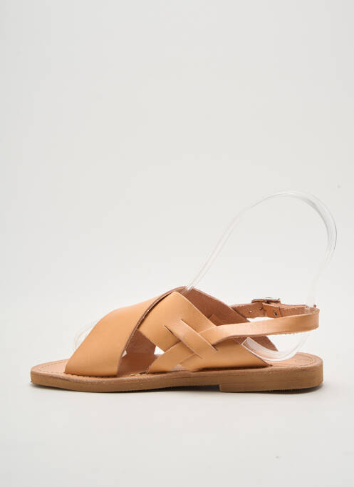 Sandales/Nu pieds marron THÉLUTO pour fille