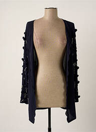 Gilet manches longues manches longues bleu WEILL femme