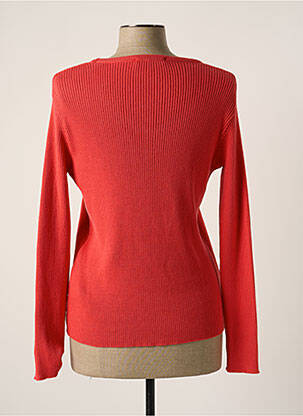Pull coupe cintrée manches longues orange WEILL femme
