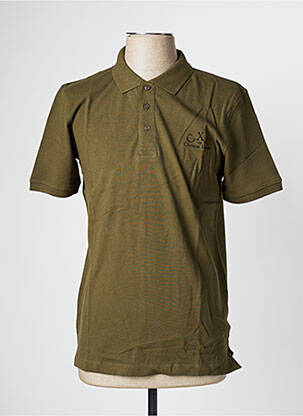 Polo stretch manches courtes vert CHRISTIAN LACROIX homme