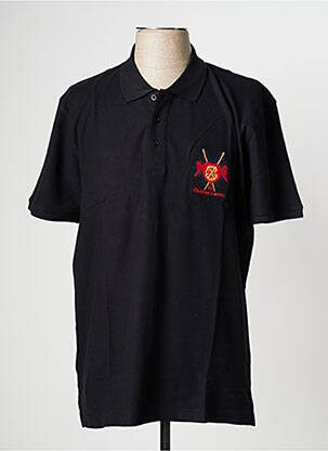 Polo stretch manches courtes noir CHRISTIAN LACROIX homme