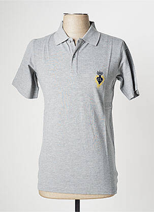 Polo tissage chiné manches courtes gris CHRISTIAN LACROIX homme